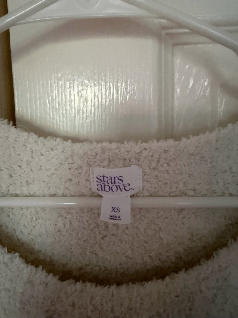White Fleece Matching Set - Picture 2 of 4